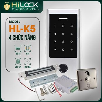 Đầu đọc vân tay Model HL - K5 điều khiển cửa cuốn, cửa cổng, cửa cường lực
