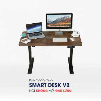 Bàn Công Thái Học nâng hạ Ergonomic SMART DESK V2