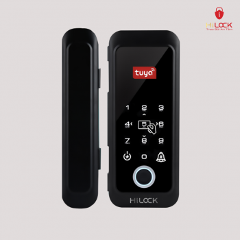 Khóa cửa kính cường lực vân tay CL-08
