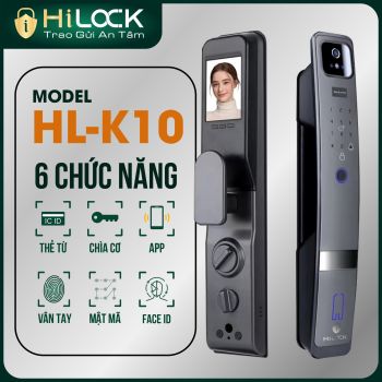 Khóa vân tay, nhận diện khuôn mặt Face ID HL - K10