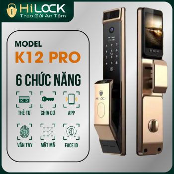 Thông số kỹ thuật của khoá, nhận diện khuôn mặt FACE ID K12 PRO