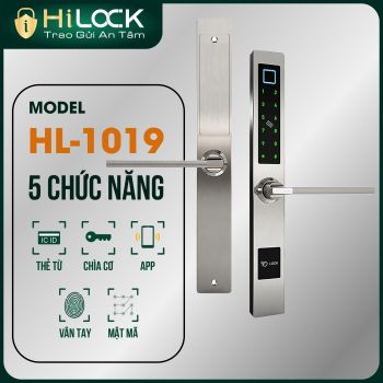 Khóa Cửa Vân Tay Thông Minh HL1019